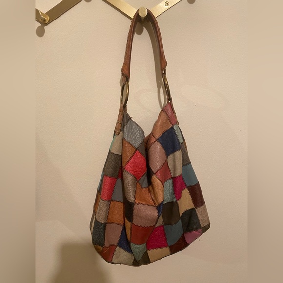 Handbags - Funky Patchwork Slouchy Purse